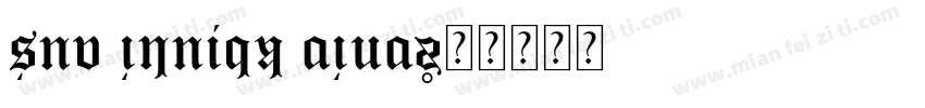 old enlish text字体转换